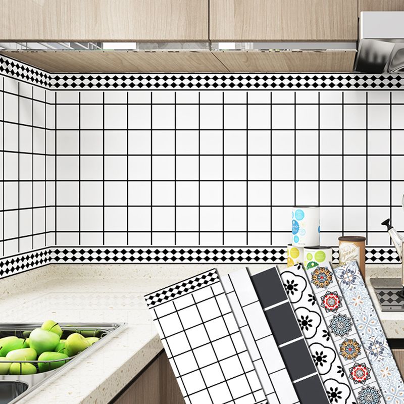 BowLift | Modern Style Wallpaper Kitchen Single Tile Wallpaper with Rectangular Shape