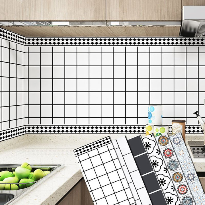 BowLift | Modern Style Wallpaper Kitchen Single Tile Wallpaper with Rectangular Shape