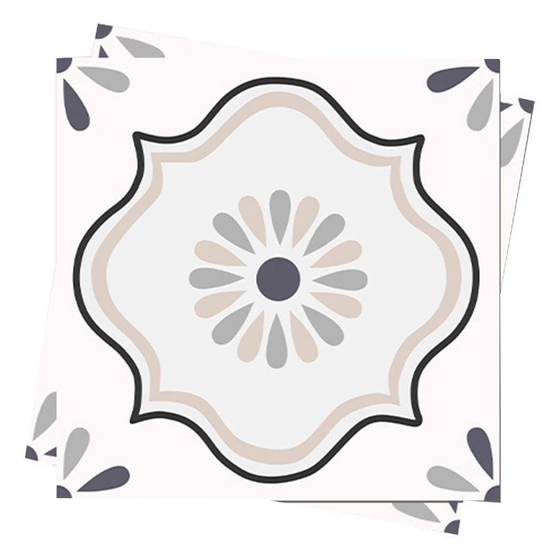 BowLift | Square Indoor Vinyl Flooring Self-adhesive Flower Pattern Waterproof Vinyl Flooring