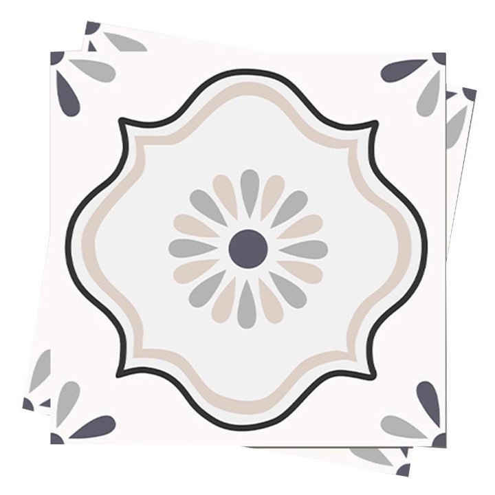BowLift | Square Indoor Vinyl Flooring Self-adhesive Flower Pattern Waterproof Vinyl Flooring