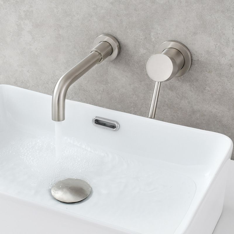 BowLift | Single Hole Wall Mounted Bath Faucet Swivel Spout Basin Faucet