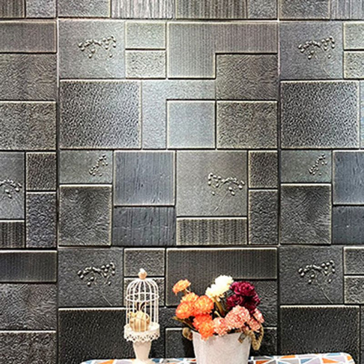 BowLift | Industrial Wall Plank 3D Brick Bathroom Living Room Wall Panel Set of 1