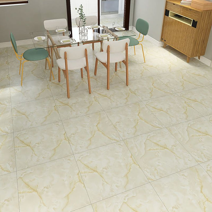 BowLift | Home Vinyl flooring Peel and Stick Marble look square PVC floor coverings for the living room