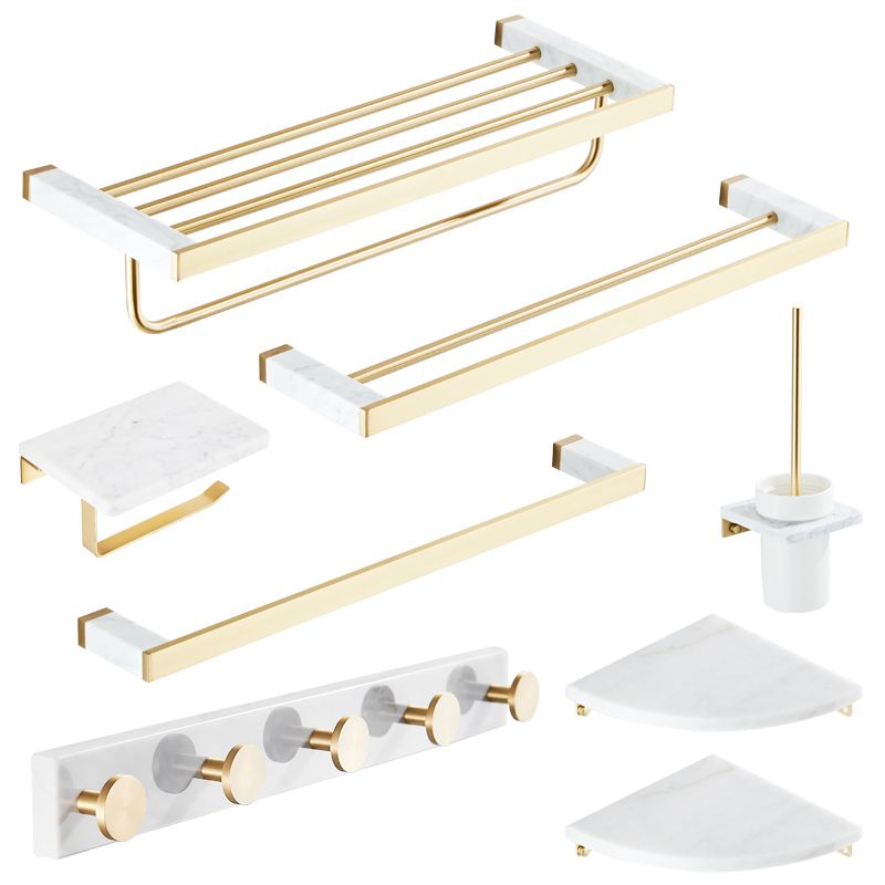 BowLift | Modern White Bathroom Accessory As A Single Piece Or In A Set Made Of Marble