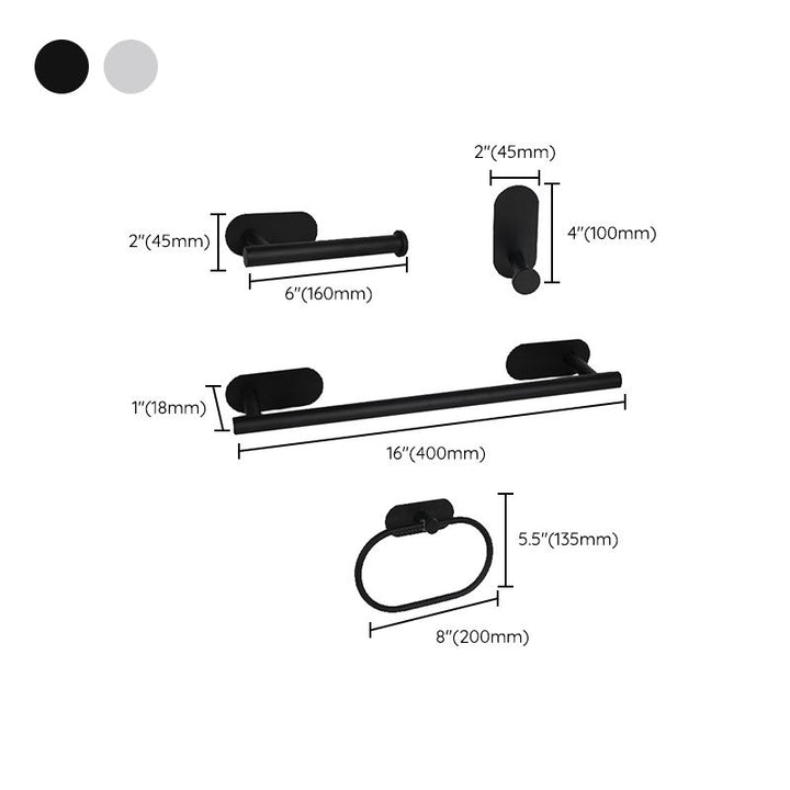 BowLift | Stainless Steel Bath Set Modern Style Simple Bathroom Accessories Set
