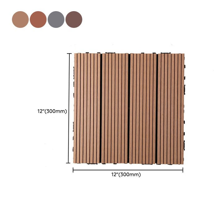 BowLift | Rectangular constructed tiles water-resistant parquet flooring for balcony