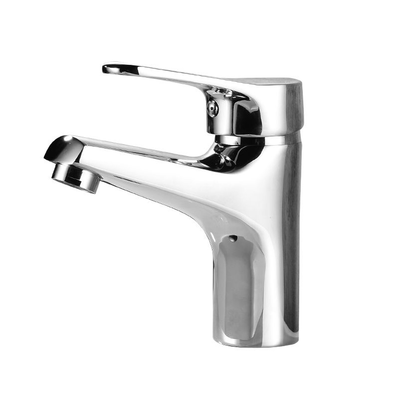 BowLift | Modern Brass Bathroom Sink Faucet Round Lever Handles Sink Faucet
