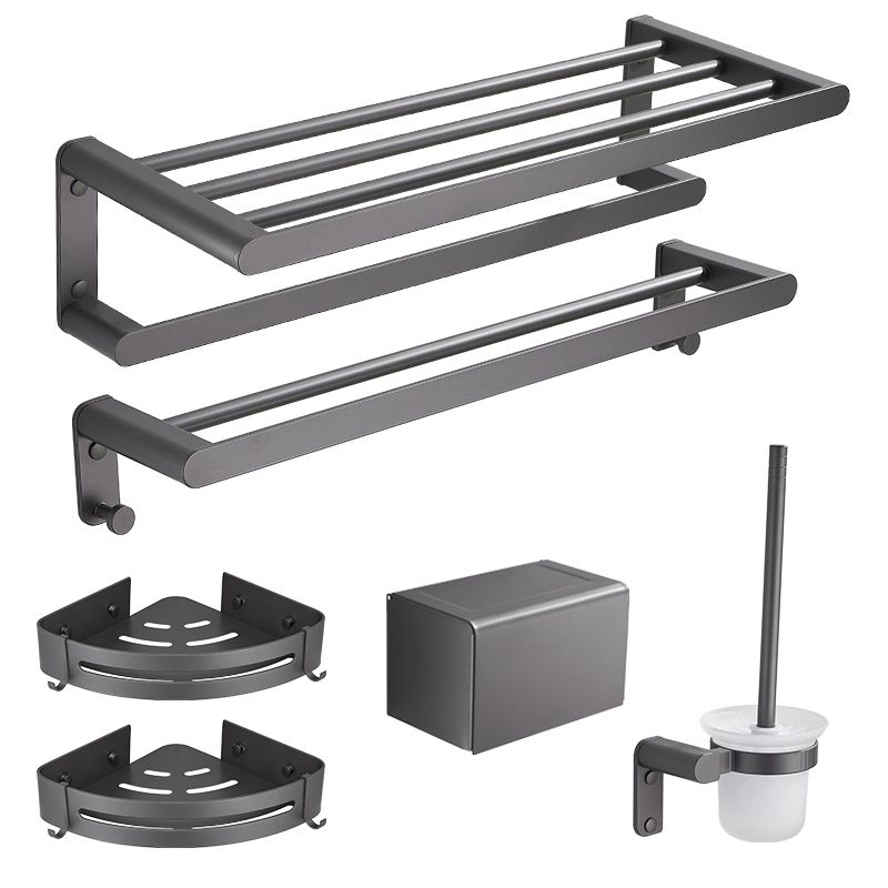 BowLift | Gray Bathroom Accessory Set Modern Bathroom Accessories Hardware Set