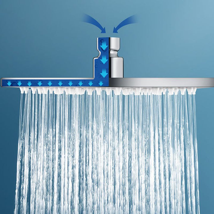BowLift | Contemporary square shower head combination with hand shower