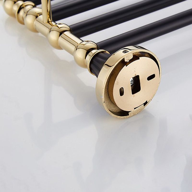 BowLift | Traditional Bathroom Accessories Set Towel Bar Bathroom Shelf Black Bathroom Accessories Set