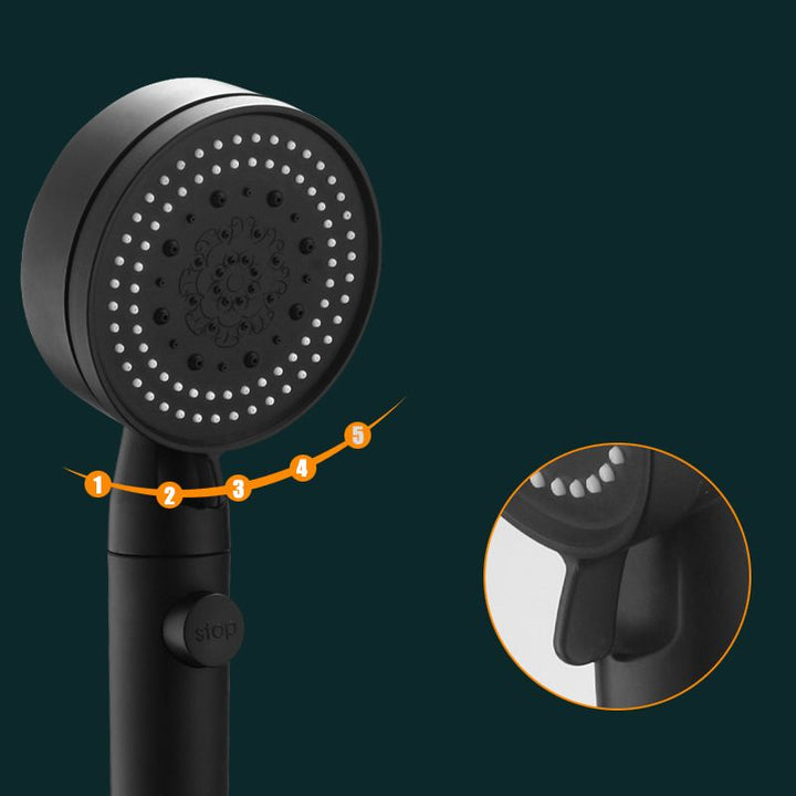BowLift | Modern Plastic Shower Head Adjustable Spray Pattern Handheld Shower Head