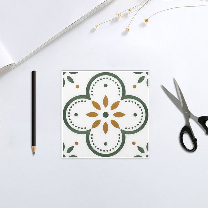 BowLift | Peel and Stick PVC Flooring Matte Vinyl Flooring with Floral Pattern