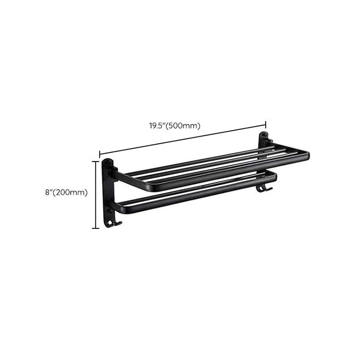 BowLift | Modern Bathroom Accessories Set Towel Holder Black Soap Dish Bath Accessories Set