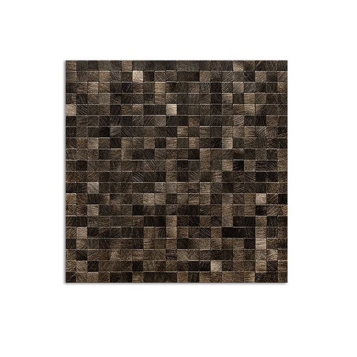 BowLift | Mosaic Tiles Wallpaper Square Shape Peel and Stick Mosaic Tiles with Metal Look