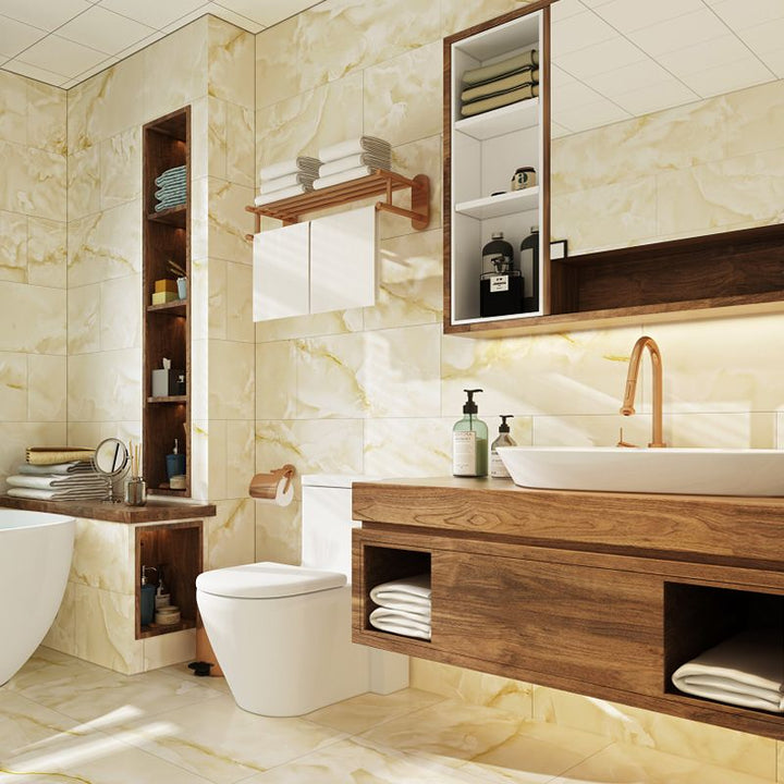 BowLift | PVC Wall Panel Rectangle Waterproof Wall Cladding for the Living Room