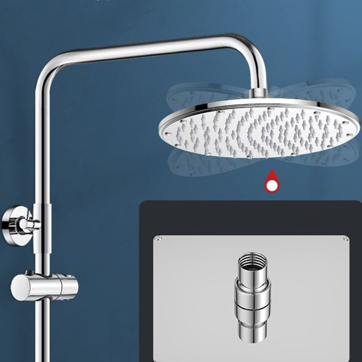 BowLift | Solid square showerhead Standard spray pattern Large showerhead