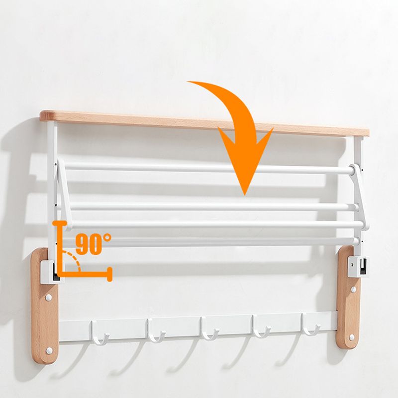 BowLift | White Bathroom Set Solid Wood & Aluminum Bathroom Accessories Individually or as a Set