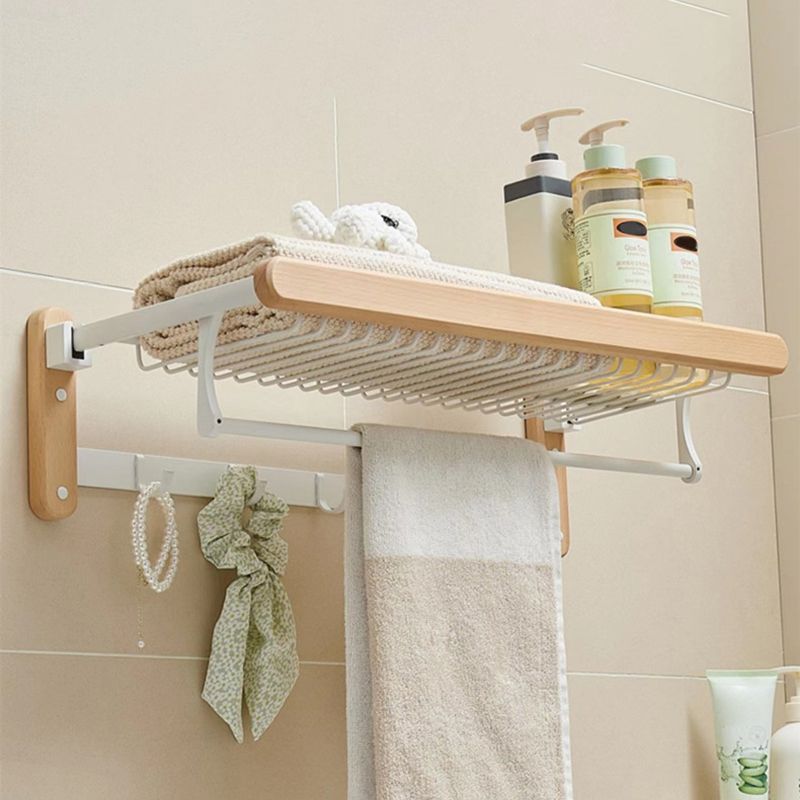 BowLift | White Bathroom Set Solid Wood & Aluminum Bathroom Accessories Individually or as a Set