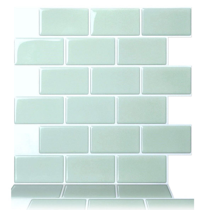BowLift | Modern Peel and Stick Wall Tile PVC Offset Joint Peel and Stick Wall Tile
