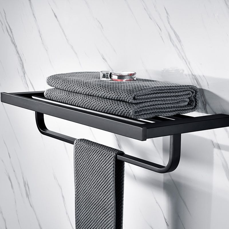 BowLift | 5-piece Modernism Bath Accessory Set in Matte Black Stainless Steel