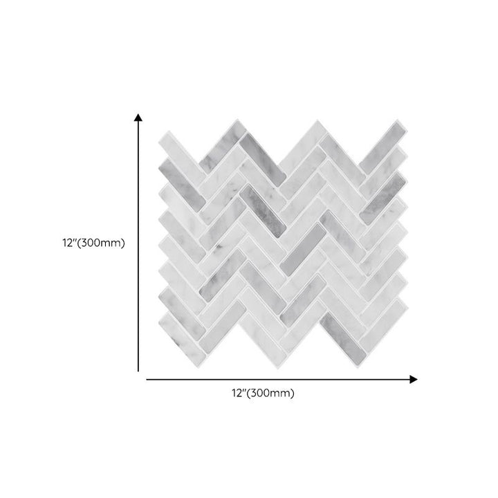 BowLift | Modern Peel and Stick Tiles PVC Herringbone Peel and Stick Backsplash Tiles