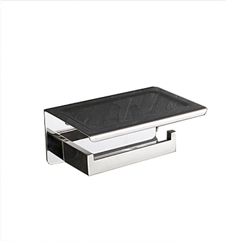 BowLift | Modern Bathroom Element Set Paper Holder Gray Towel Bar Bathroom Accessory Set