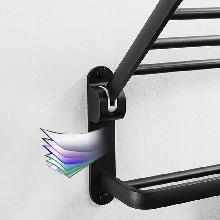 BowLift | Modern Bathroom Hardware Set Matte Black Metal Bathroom Accessories Set Rustproof
