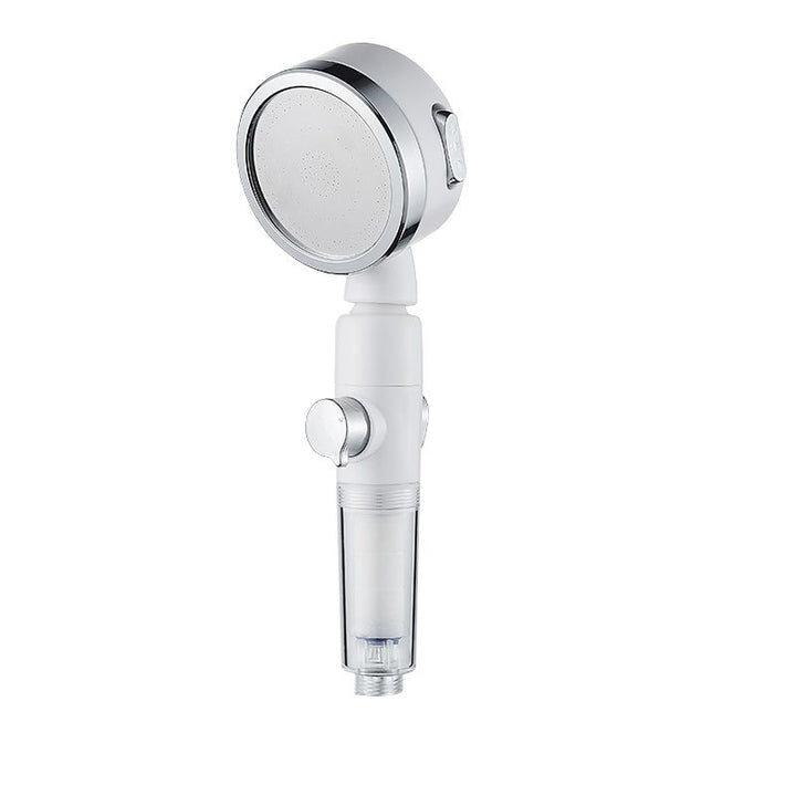 BowLift | Modern Handheld Shower Head Silver Round Standard Shower Heads