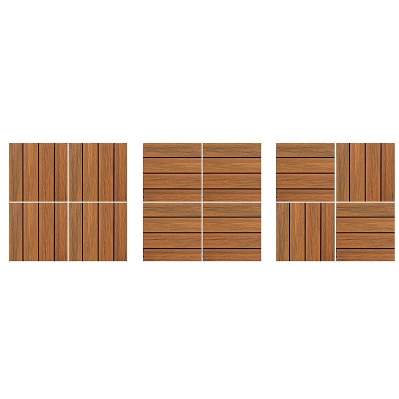 BowLift | Square PVC Deck/Patio Floor Tiles Interlocking Installation Outdoor Patio Tiles