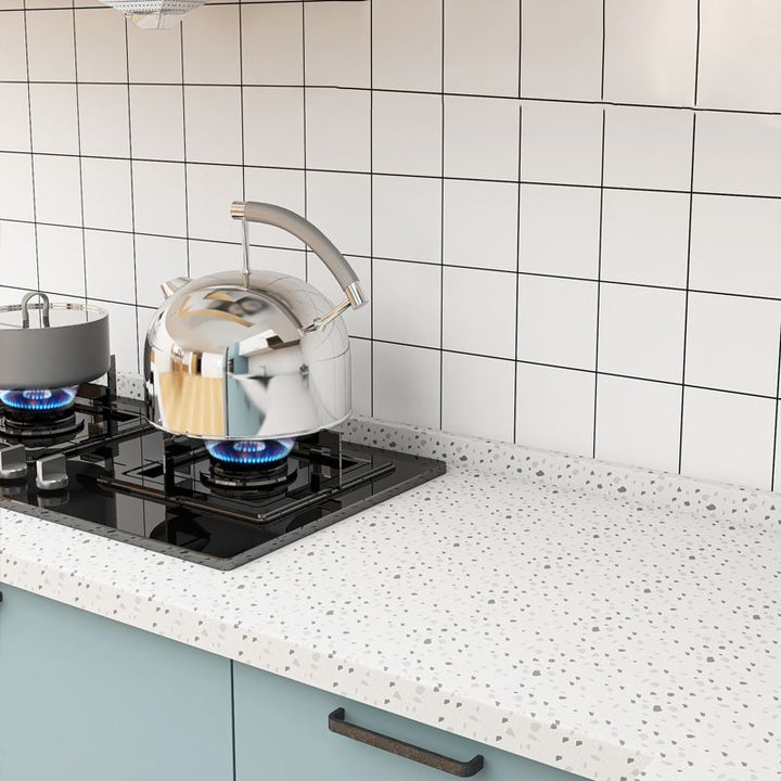 BowLift | Modern Kitchen Backsplash Tile Check Print Peel and Stick Backsplash Tile