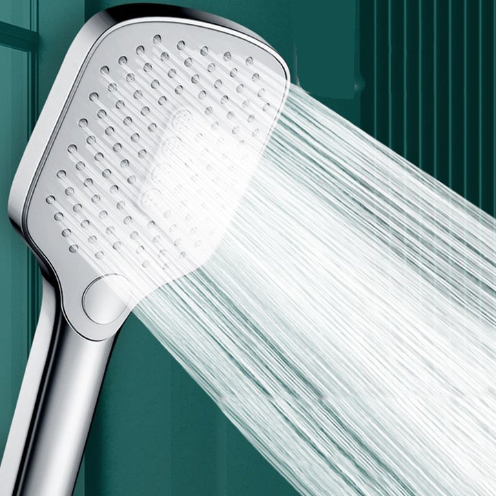 BowLift | Rectangular Self-Cleaning Hand Shower Adjustable Spray Pattern Wall-Mounted Hand Shower