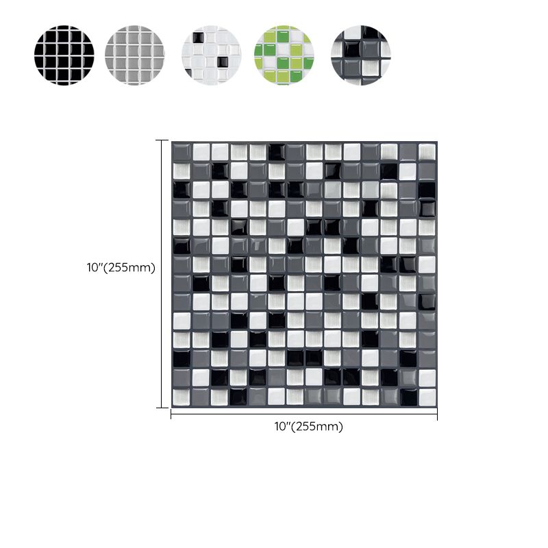 BowLift | Square Peel & Stick Mosaic Tile Plastic Grid Peel & Stick Mosaic Tile