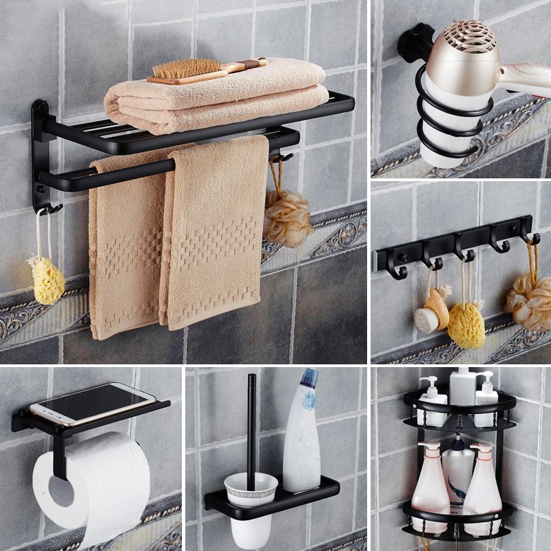 BowLift | Modern Bathroom Accessories Hardware Set Black Accessories Hardware Set