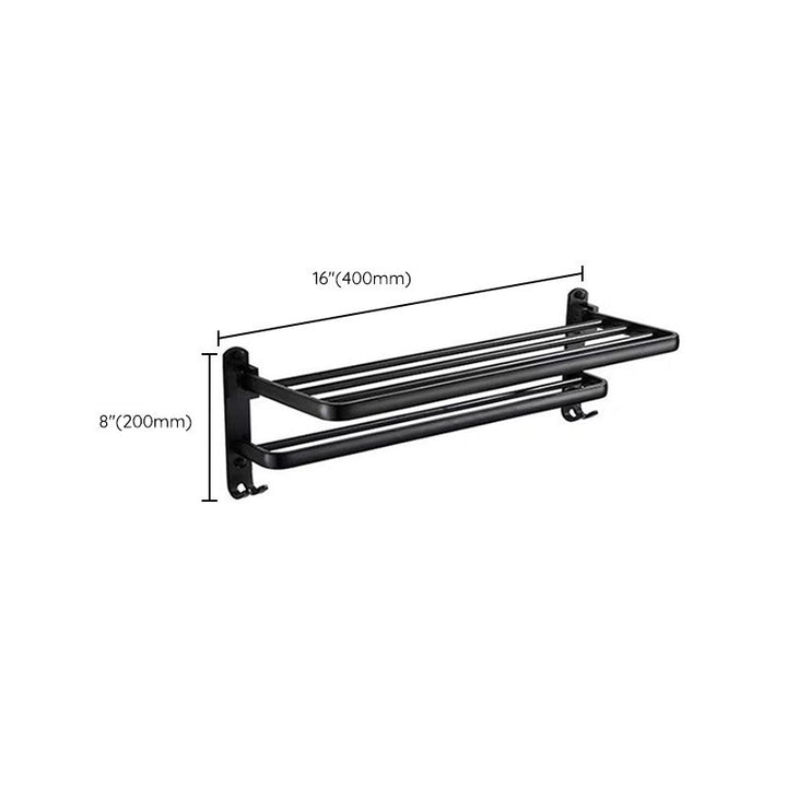 BowLift | Modern Bathroom Accessories Set Towel Holder Black Soap Dish Bath Accessories Set