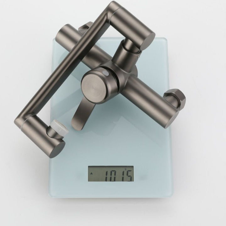 BowLift | Modern Wall-Mounted Kitchen Faucet Single Lever Faucet in Chrome