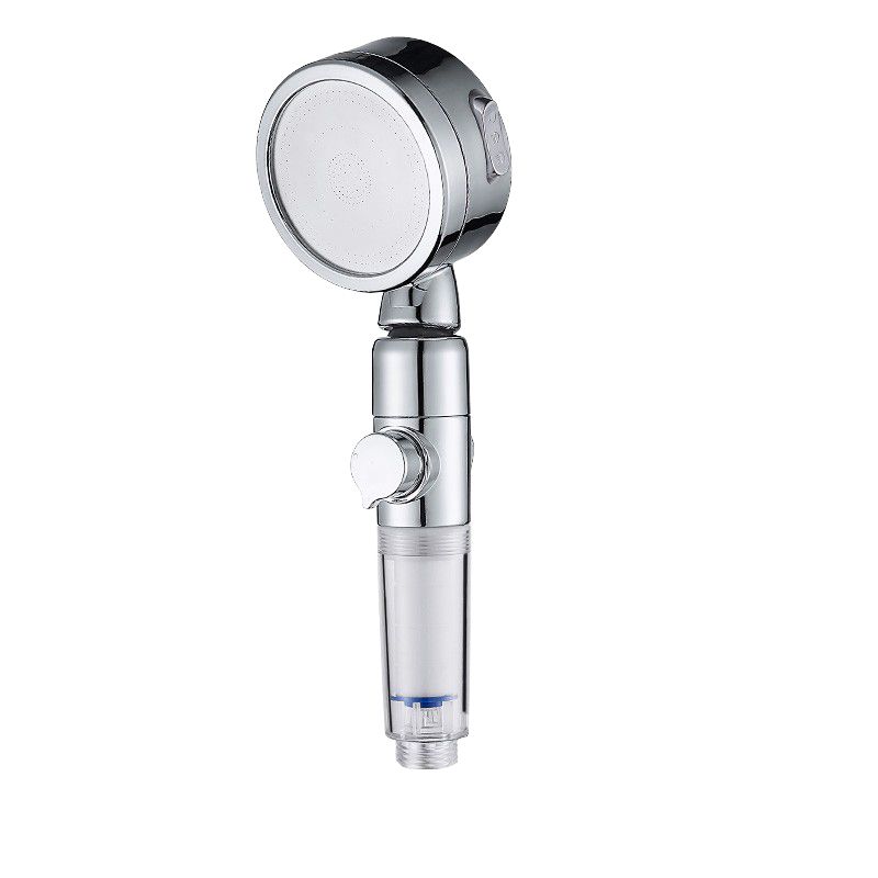 BowLift | Modern Handheld Shower Head Silver Round Standard Shower Heads