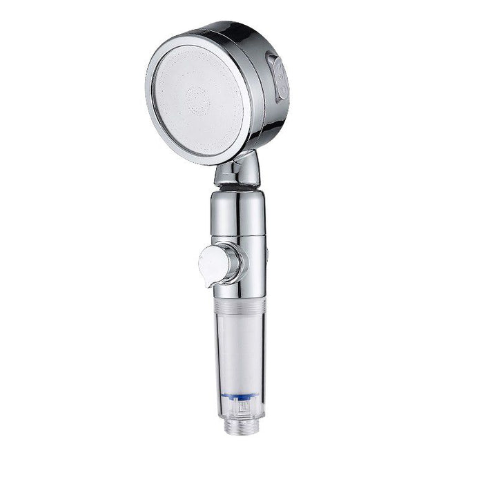 BowLift | Modern Handheld Shower Head Silver Round Standard Shower Heads