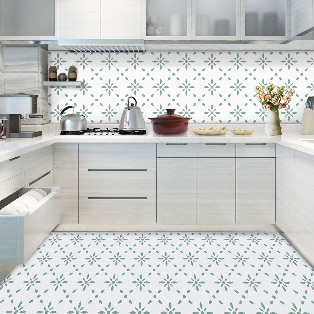 BowLift | Print Plastic Peel & Stick Tile Field Tile for Kitchen and Bathroom Backsplash