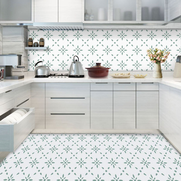 BowLift | Print Plastic Peel & Stick Tile Field Tile for Kitchen and Bathroom Backsplash