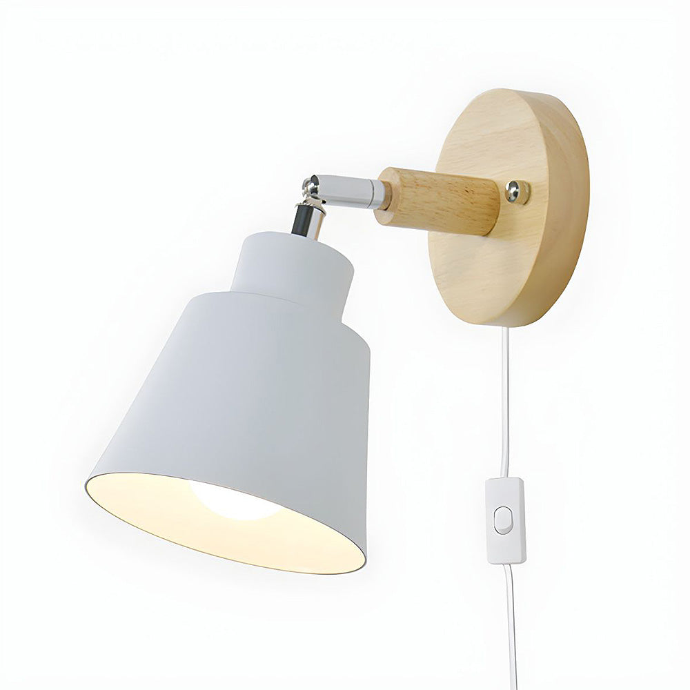 BowLift | Wall Light With Wood Accent For Bedroom