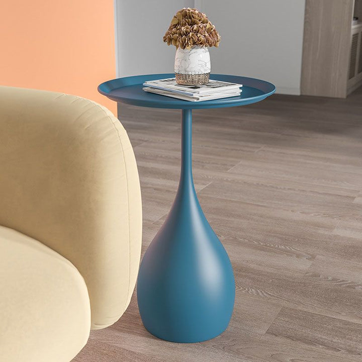 BowLift | Beef Metal Table with Base Medieval Side Table in Modern Style