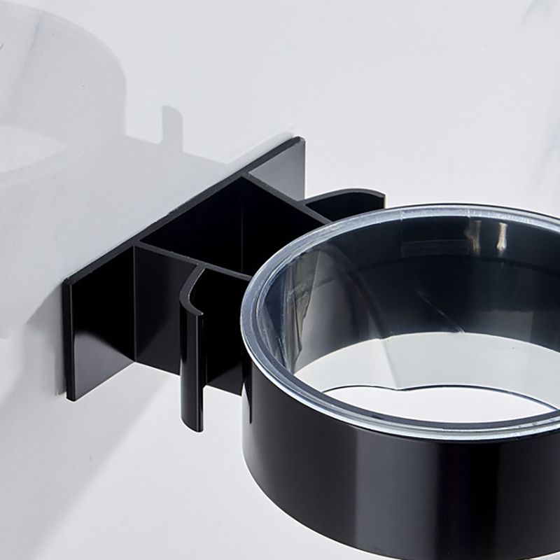 BowLift | Modern Bathroom Accessories Set Towel Holder Black Soap Dish Bath Accessories Set