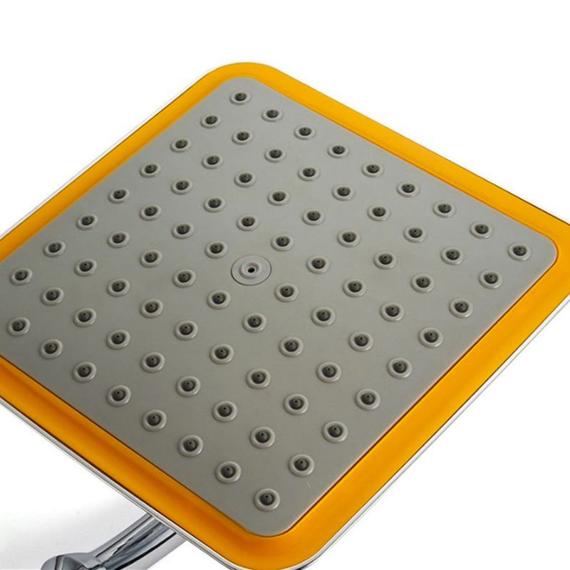 BowLift | Modern Square Showerhead Combo Chrome Rainfall Showerhead