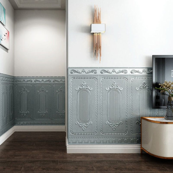 BowLift | Glam Style Wall Cladding Living Room Peel and Stick 3D Embossed Waterproof Wall Cladding