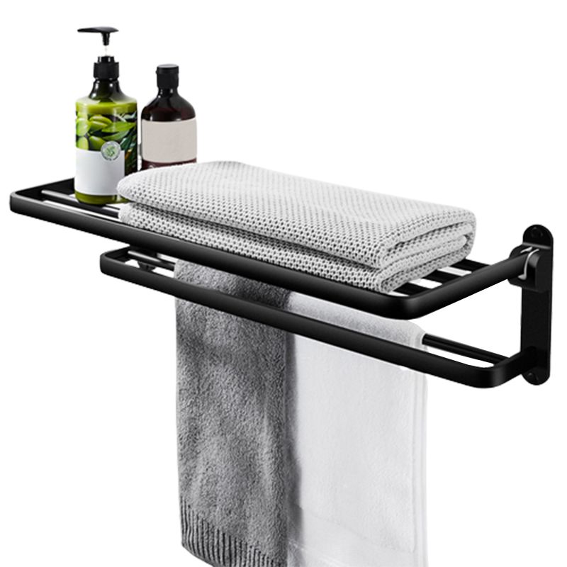 BowLift | Modern Bathroom Hardware Set Matte Black Metal Bathroom Accessory Set Rust-Free