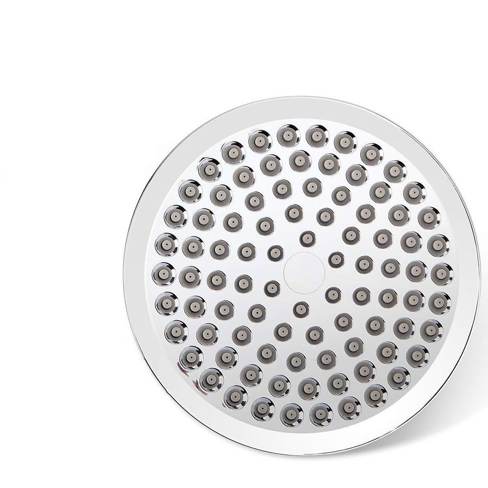 BowLift | Modern Standard Shower Set Double Round Metal Adjustable Spray Pattern Shower Head