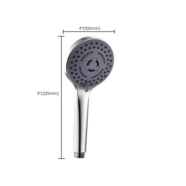 BowLift | Modern Plastic Shower Head Round Handheld Shower Head with Adjustable Water Flow