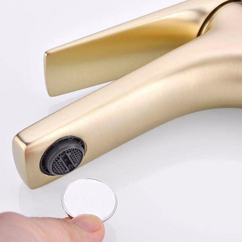 BowLift | Contemporary Copper Vessel Tap Lever Low Arc Vessel Faucet