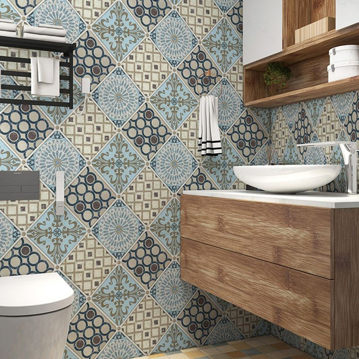BowLift | Modern Multicolor Peel/Stick Back Wall Tile PVC Peel and Stick Back Wall Tile
