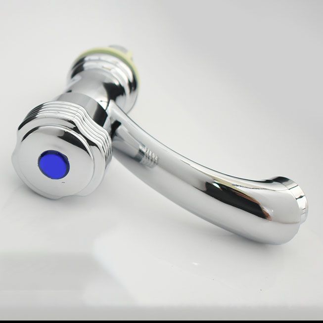 BowLift | Modern bathroom faucet chrome knob handle with water hose sink faucet